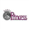 PRINCESS CROWN PEWTER FRAME