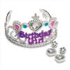 BIRTHDAY TIARA W/EARRINGS SET