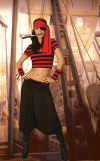 MISTRESS PIRATE COSTUME Mistress Pirate 6pc. costume includes gaucho pants & crop top & eye patch. Arm bands & head scarf & dagger also included. Adult Costumes, Halloween Costumes, Roll Playing, Sexy Costumes
