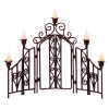 Wrought Iron Candle Holders