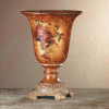 34696 Porcelain Antique-Finish Rose Vase