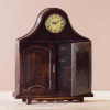 Wood Mantel Clock Cabinet