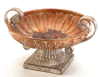 Porcelain Antique-Finish Rose Compote