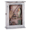 WOOD FISHING SHADOWBOX KEYHOLDER