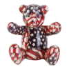 USA PATCHWORK TEDDY BEAR BANK