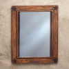 Wood Western Design Wall Mirror