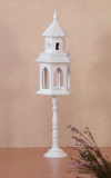 Victorian Birdhouse/Birdfeeder on Stand