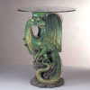 Dragon Table with Glass Top