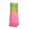 PINK & SAGE FIBERGLASS VASE