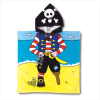 PIRATE HOODED BEACH TOWEL