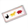 COW, CHICKEN, PIG CERAMIC TRAY