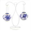 BLUE & WHITE CANDLEHOLDER