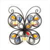 BUTTERFLY IRON CANDLEHOLDER