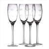 SET 4 ETCHED FLUTES