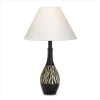 ZEBRA STRIPE LAMP - POLYRESIN