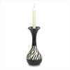 ZEBRA STRIPE CANDLE HOLDER