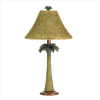 PALM TREE/RATTAN LAMP