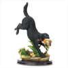 POLYRESIN HUNTING DOG FIGURINE