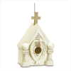 CHURCH BIRD HOUSE - POLYRESIN