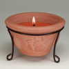 Citronella Candle in Terra Cotta Pot