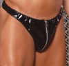 MENS ZIP UP VINYL THONG