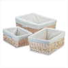 LINED NESTING WILLOW BASKETS (ZFL07-34620)