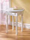 CARVED-TOP ACCENT TABLE (ZFL07-31585)