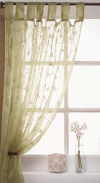 GREEN EMBROIDERED CURTAIN (ZFL07-34008)