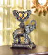 LUCKY ELEPHANT CANDLEHOLDER (ZFL07-32176)