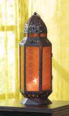 TALL MOROCCAN-STYLE CANDLE LANTERN (ZFL07-34691)