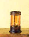 AMBER GLASS LANTERN (ZFL07-37934)