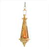 AMBER TEARDROP LANTERN (ZFL07-38373)