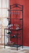 BAKER'S STYLE WINE AND GLASS RACK (ZFL07-34775)