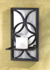 WROUGHT-IRON MIRROR CANDLE SHELF (ZFL07-38207)
