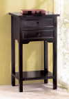 BLACK TELEPHONE TABLE (ZFL07-36643)