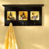 WINE-MOTIF COAT RACK WITH SHELF (ZFL07-34273)