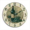 WINE AND GRAPES WALL CLOCK (ZFL07-34270)