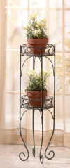 TWO-TIER PLANT STAND (ZFL07-28232)