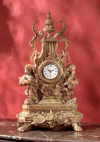 BAROQUE CHERUB CLOCK (ZFL07-33310)