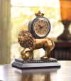 GOLDEN LION CLOCK (ZFL07-33615)