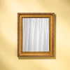 GOLDEN FRAMED WALL MIRROR (ZFL07-35596)