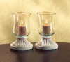 GOLD-EDGED HURRICANE CANDLE LAMPS (ZFL07-31503)