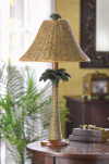 PALM TREE RATTAN LAMP (ZFL07-37989)