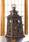 ASIAN BOTANICAL METAL LANTERN (ZFL07-38290)