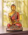 SEATED BUDDHA FIGURINE (ZFL07-37910)