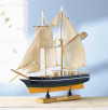 GOELETTE BLUE WOOD SCHOONER (ZFL07-37480)