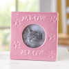 PINK STONEWARE CAT FRAME (ZFL07-37302)