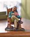 GRANDFATHER AND CHILD FIGURINE (ZFL07-30263)