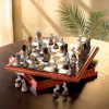 AFRICAN ANIMAL CHESS SET (ZFL07-32338)
