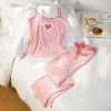 HEARTS PAJAMA SET - SIZE SMALL (ZFL07-38119)